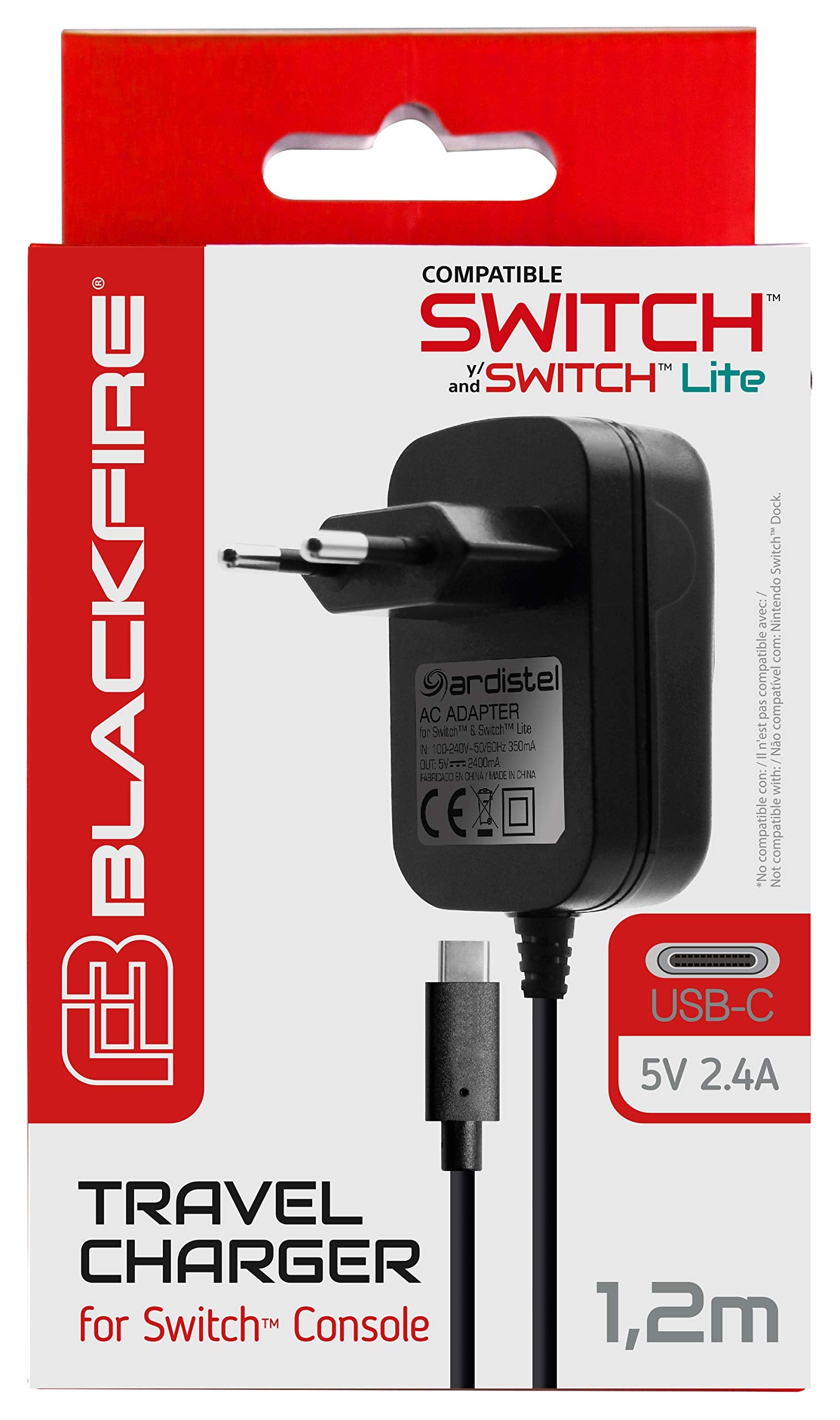 Ardistel - Adaptateur secteur de voyage, 2 M (Nintendo Switch) Ardistel - Adaptateur secteur de voyage, 2 M (Nintendo Switch)